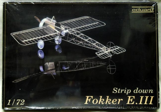 Eduard 1/72 Strip Down Fokker E-III - (EIII), 7004 plastic model kit