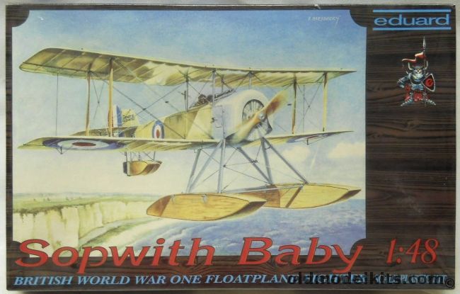 Eduard 1/48 Sopwith Baby Floatplaht No.229 Sq RNAS 1918 / Royal Norwegian Navy early -1920s / Palestine (damaged near El Arish Sept 9 1917) / Ansaldo  Baby Italian Navy 1918ne - No.445 Flig, 8006 plastic model kit
