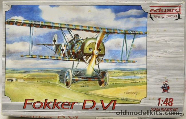 Eduard 1/48 Fokker D-VI - (DVI), 8012 plastic model kit