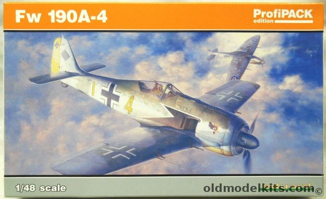Eduard 1/48 Focke Wulf Fw-190 A-4 Profipack - (Fw190A-4), 82142 plastic model kit