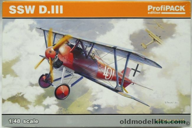 Eduard 1/48 SSW D-III - Profipack Edition (D.III), 8256 plastic model kit