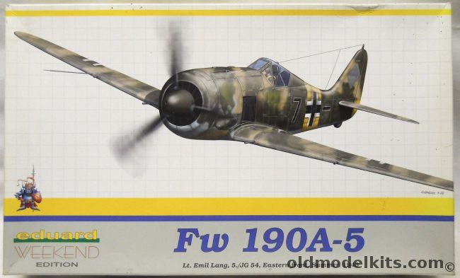 Eduard 1/48 Focke-Wulf FW-190 A-5 - Lt. Emil Lang 5/jg54 Eastern