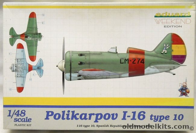 Eduard 1/48 Polikarpov I-16 Type 10, 8466 plastic model kit