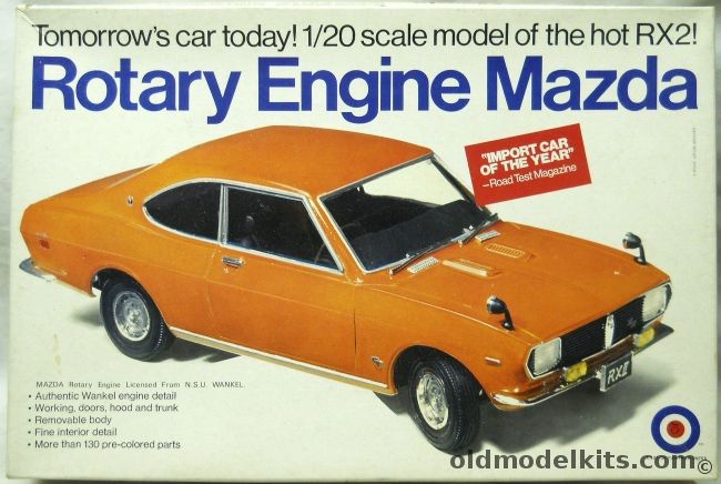 Entex 1/20 Rotary Engine Mazda RX2, 8333 plastic model kit