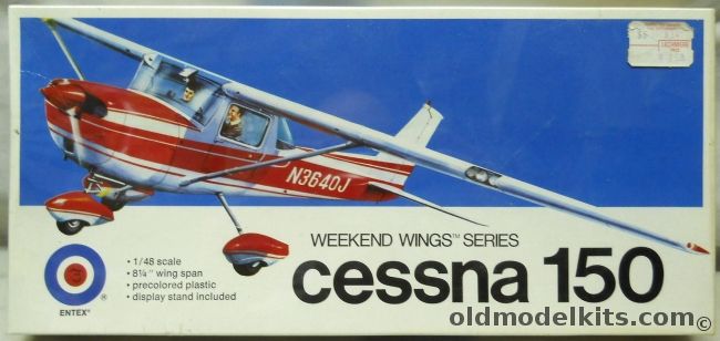 Entex 1/48 Cessna 150 or 150L Aerobat, 8515C plastic model kit