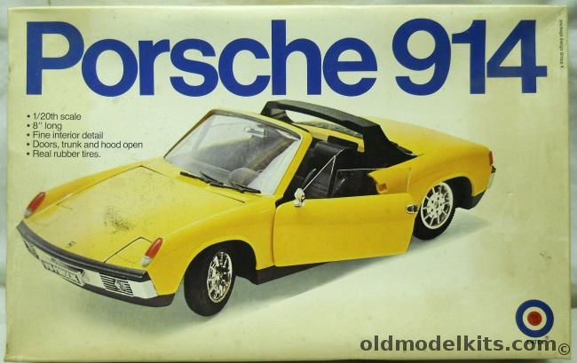 Entex 1/20 Porsche 914, 9023 plastic model kit