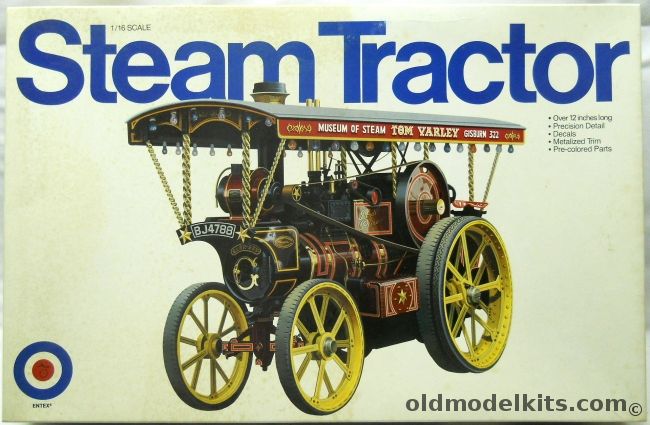 Entex 1/16 Steam Tractor Pendle Princess -Traction Engine - (ex Bandai), 9145 plastic model kit