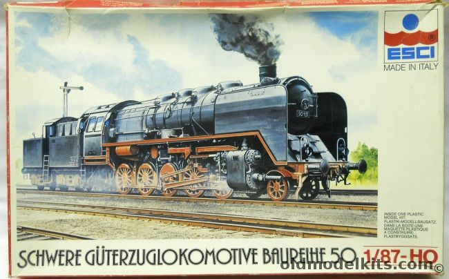 ESCI 1/87 Schwere Guterzuglokomotive Baureihe 50 Locomotive, 1002 plastic model kit