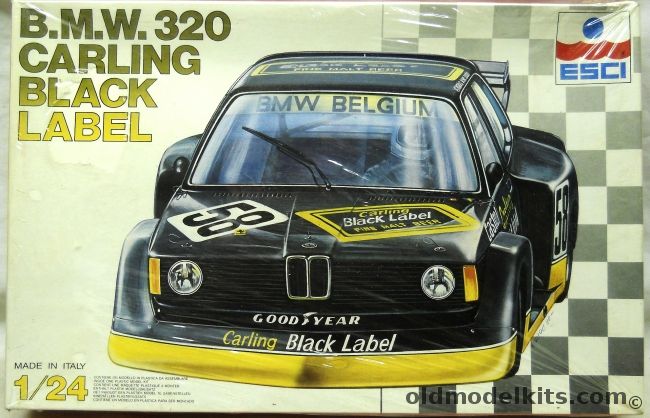 ESCI 1/24 BMW 320 Carling Black Label - BMW Belguim Neve/Grohs/Jassen Zolder July 1978 OR GS Tuning Car of Markus Hottinger Fruit of the Loom April 1978, 3005 plastic model kit