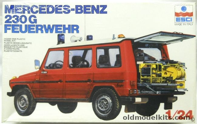 ESCI 1/24 Mercedes Benz 230G Feuerwehr, 3023 plastic model kit