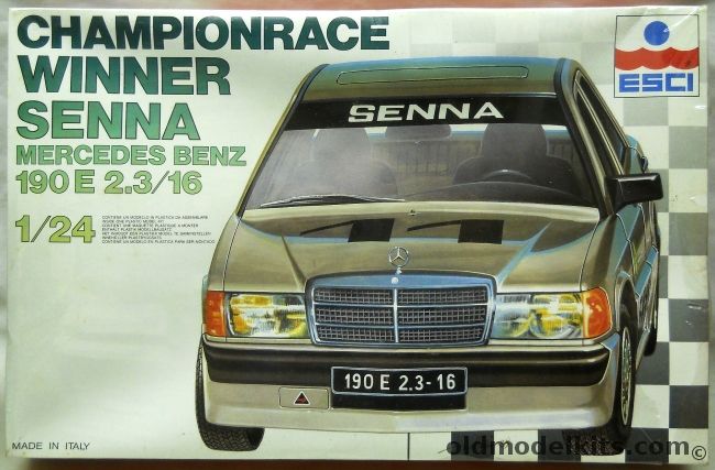 ESCI 1/24 Senna Mercedes 190E, 3055 plastic model kit
