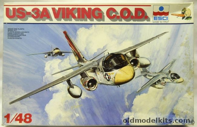ESCI 1/48 US-3A Viking C.O.D - S-3A, 4053 plastic model kit