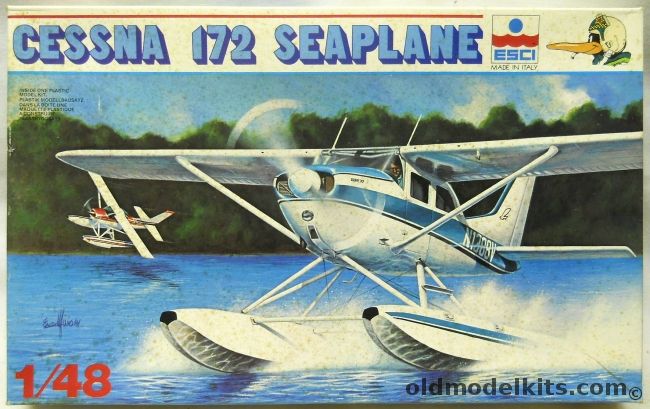 ESCI 1/48 Cessna 172 Skyhawk Hawk XP Seaplane, 4066 plastic model kit