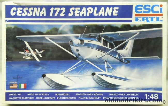 ESCI 1/48 Cessna 172 Skyhawk Hawk XP Seaplane, 4066 plastic model kit