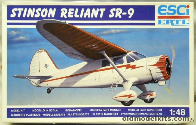 ESCI 1/48 Stinson Reliant SR-9, 4104 plastic model kit