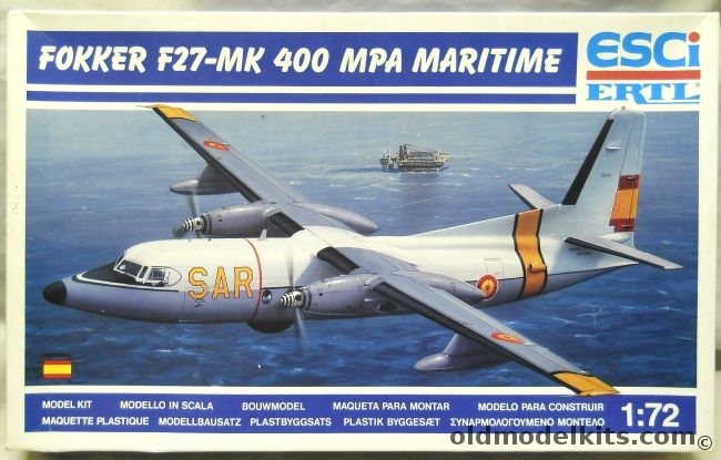 ESCI 1/72 Fokker F-27 MK 400 MPA Maritime - (F27 SAR), 9113 plastic model kit