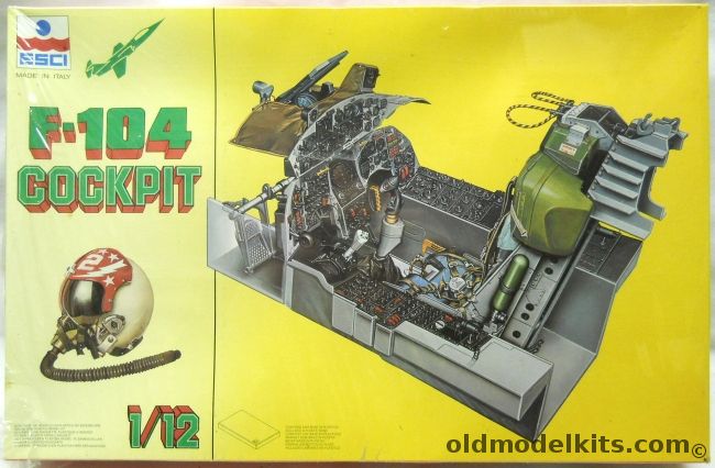 ESCI 1/12 Lockheed F-104 Starfighter Cockpit, A602 plastic model kit