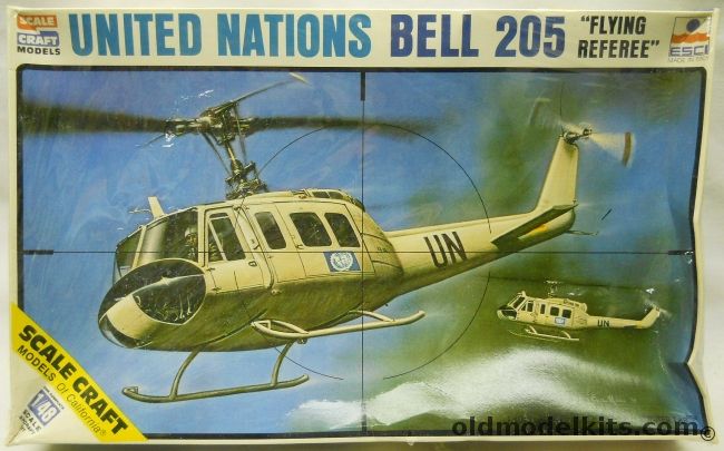 ESCI 1/48 United Nations Bell 205 - Flying Referee, SC-4037 plastic model kit