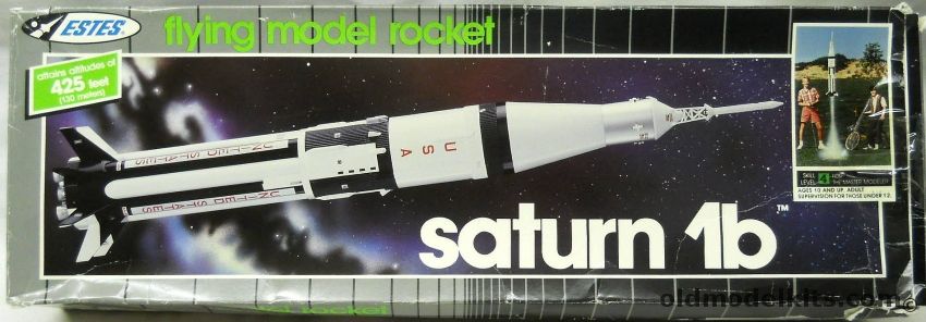 Estes 1/100 Saturn 1B - Scale Flying Model Rocket Kit, 2048 plastic model kit