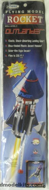 Estes Outlander - Flying Model Rocket - Bagged, EST2110 plastic model kit