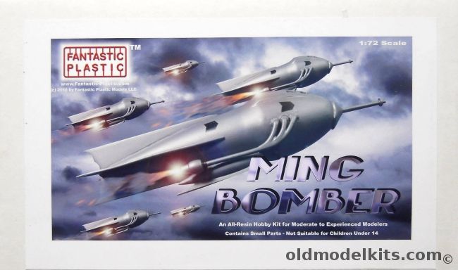 Fantastic Plastic 1/72 Ming Bomber - From The Movie Flash Gordon 1936 plastic model kit