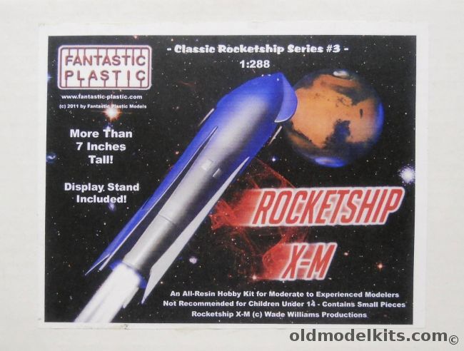 Fantastic Plastic 1/288 Rocketship X-M - From The Movie Rocketship X-M plastic model kit