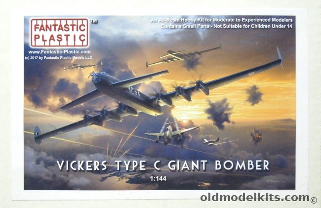 Fantastic Plastic 1/144 Vickers Type C Giant Bomber plastic model kit