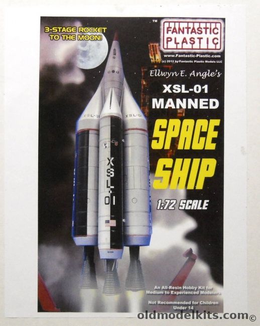 Fantastic Plastic 1/75 XSL-01 Manned Space Ship - With Materials For Building The Revell Launch Pad plastic model kit