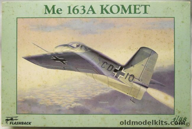 Flashback 1/48 Me-163A Komet - Versions V1 / V3 / V6, KLH8920 plastic model kit