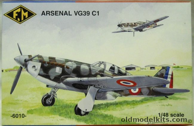 FM 1/48 Arsenal VG39 C1 - (VG-39), 6010 plastic model kit