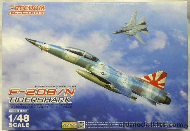 Freedom 1/48 F/A-20B/N Tigershark - F-20, 18003 plastic model kit