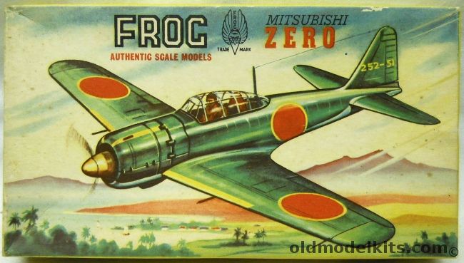 Frog 1/72 Mitsubishi Zero A6M, 392P plastic model kit