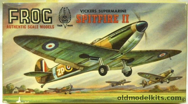 Frog 1/72 Vickers Supermarine Spitfire II, 394P plastic model kit