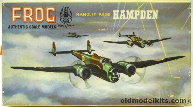 Frog 1/99 Handley Page Hampden, 397P plastic model kit