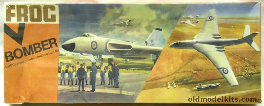 Frog 1/96 Vickers Valiant - ('Bomber' Box Issue / Same Box Used For Vulcan / Valiant / Victor And Canberra), F353 plastic model kit