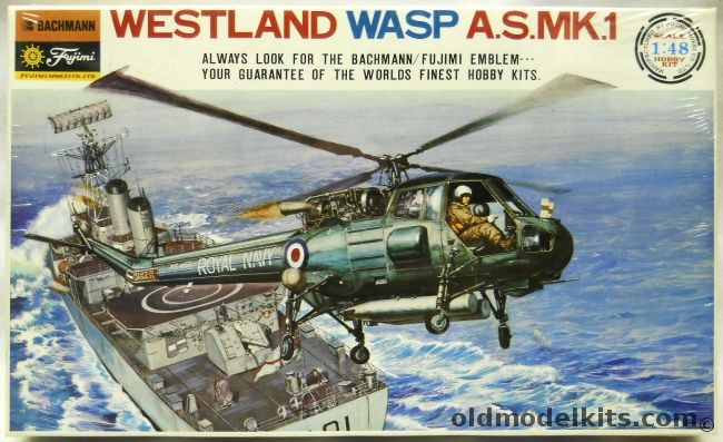 Fujimi 1/48 Westland Wasp A.S. Mk.1 ASW Helicopter, 0743-170 plastic model kit