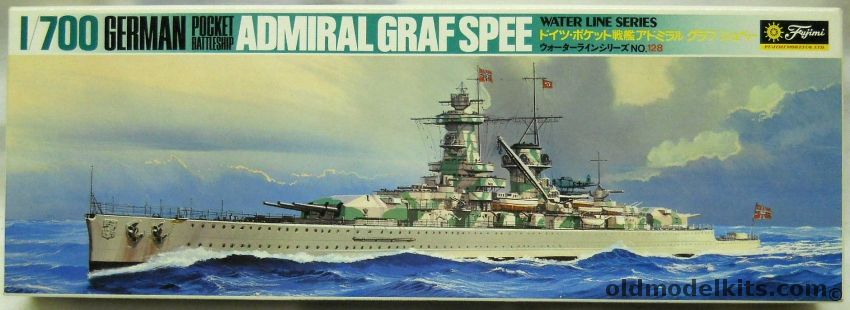 Fujimi 1/700 Admiral Graf Spee - Pocket Battleship, 128 plastic model kit