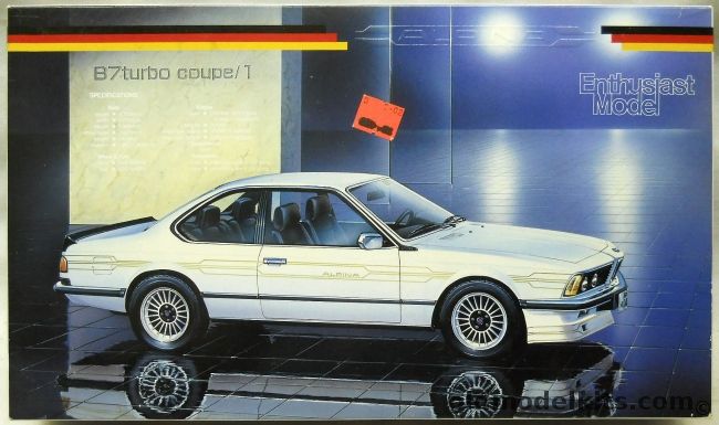 Fujimi 1/24 BMW Alpina B7 Turbo Coupe/1 - Enthusiast Model Issue, 13 plastic model kit