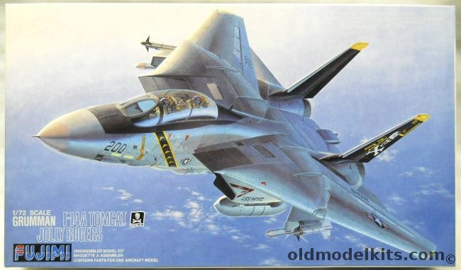 Fujimi 1/72 Grumman F-14A Tomcat Jolly Rogers - VF-84 / VF-41 Black Aces / VF-32 Swordsmen, 28002 plastic model kit