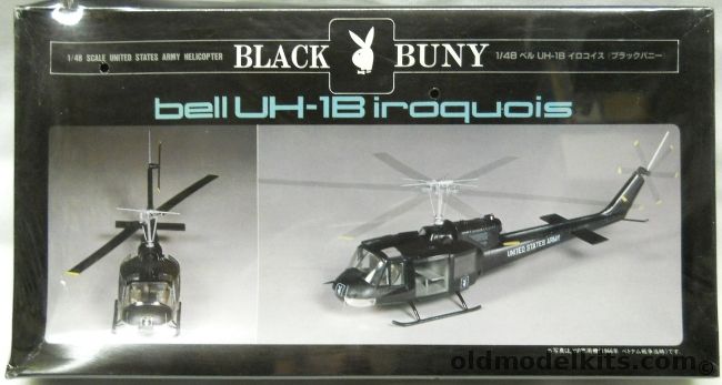 Fujimi 1/48 Bell UH-1B Iroquois Black Bunny - 1966 VIP Transport With Bunny Or 179th Avn Co 'Playboys' Vietnam 1965, 5A-56 plastic model kit