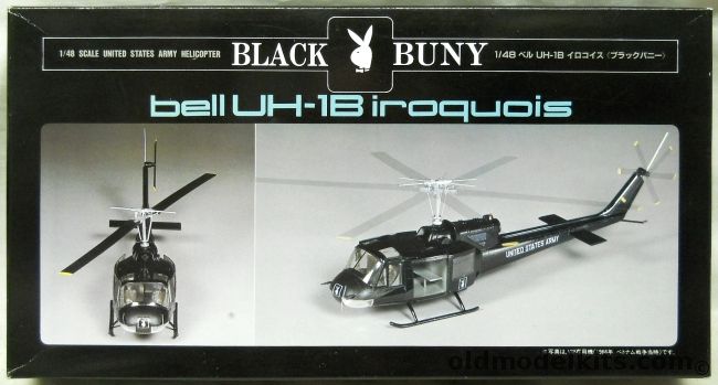 Fujimi 1/48 Bell UH-1B Iroquois Black Bunny - 1966 VIP Transport With Bunny Or 179th Avn Co 'Playboys' Vietnam 1965, 5A-56 plastic model kit