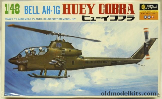 Fujimi 1/50 Bell AH-1G Huey Cobra - US Army, 5A17-250 plastic model kit