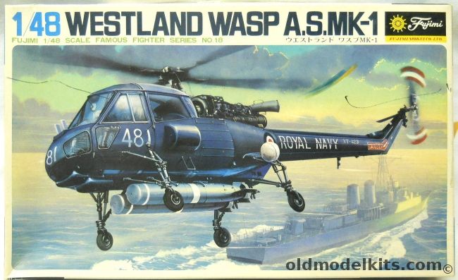 Fujimi 1/48 Westland Wasp A.S.Mk-1, 5A18-400 plastic model kit