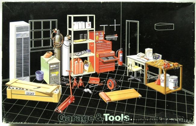 Fujimi 1/24 Garage Tools, GT2-1000 plastic model kit