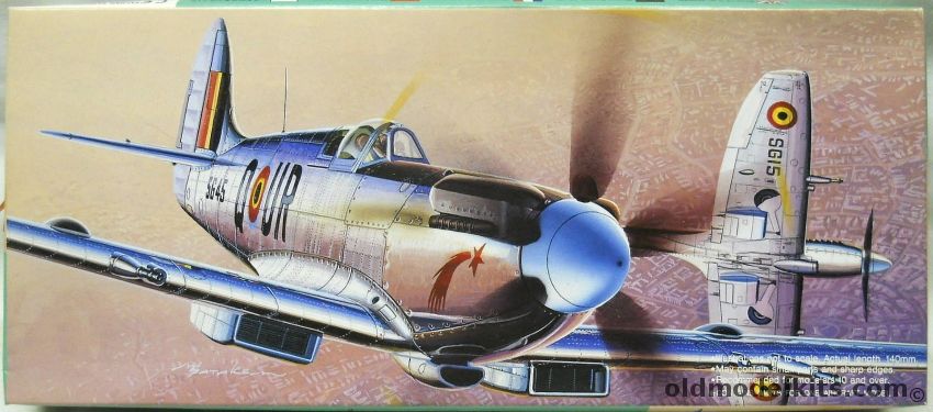 Fujimi 1/72 TWO Spitfire F.Mk.14E Belgian Escadrille, C-11 plastic model kit