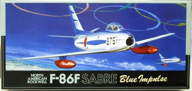 Fujimi 1/72 TWO North American Rockwell F-86F Sabre Blue Impulse - JASDF, F-21 plastic model kit