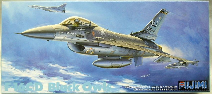 Fujimi 1/72 F-16C/D Black Owls, G-20 plastic model kit