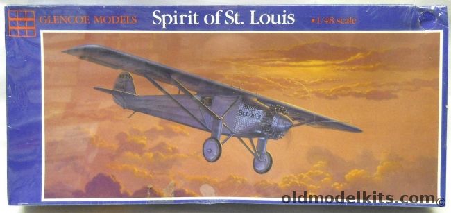 Glencoe 1/48 Ryan NYP Spirit of St. Louis, 03101 plastic model kit