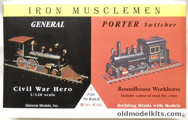 Glencoe 1/120 General Civil War Train Engine And Porter Switcher - (ex ITC Ideal), 03603 plastic model kit