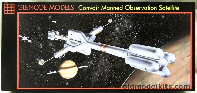 Glencoe 1/200 Convair Satellite - ex Strombecker Convair Manned Observation Satellite, 05911 plastic model kit